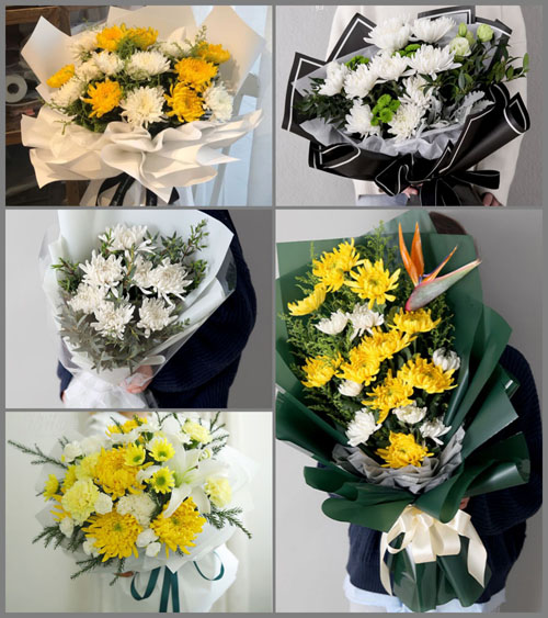 广东广州市增城区正果镇到蔚村白事花束代送